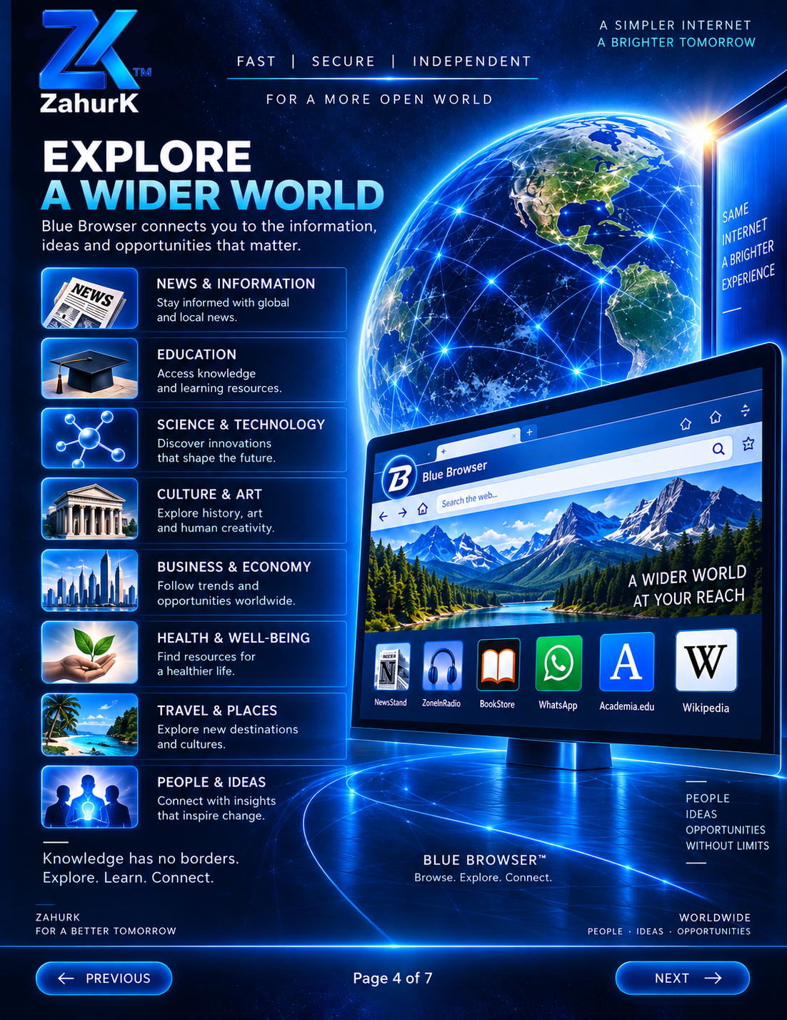 Blue Browser page 4 of 7